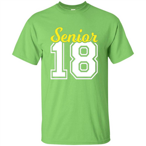 Senior Class of 2018 Jersey Style T-shirt