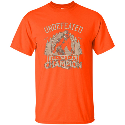 Undefeated Hide Seek Champion T-shirt Orange