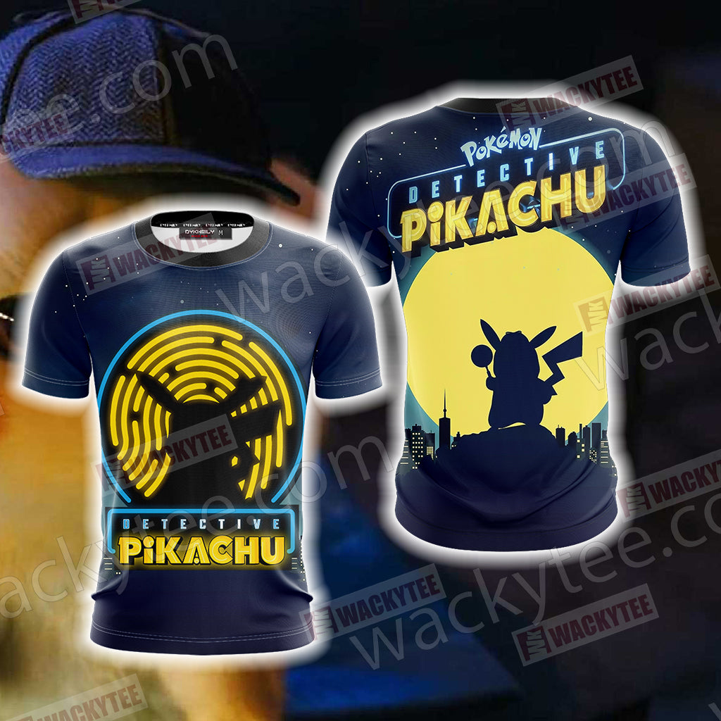 Pokemon Detective Pikachu Unisex 3D T-shirt T-shirt