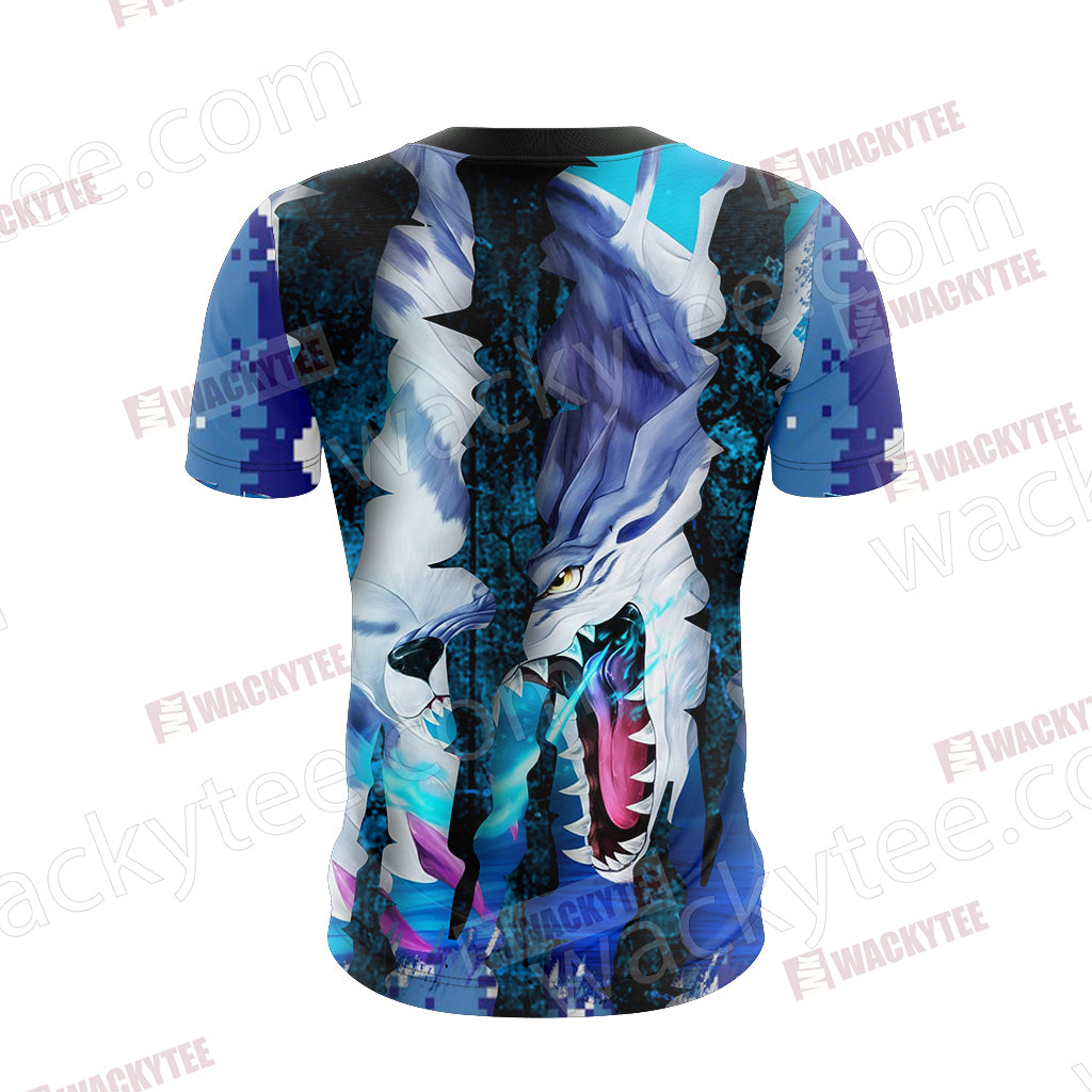 Digimon - Garurumon New Unisex 3D T-shirt