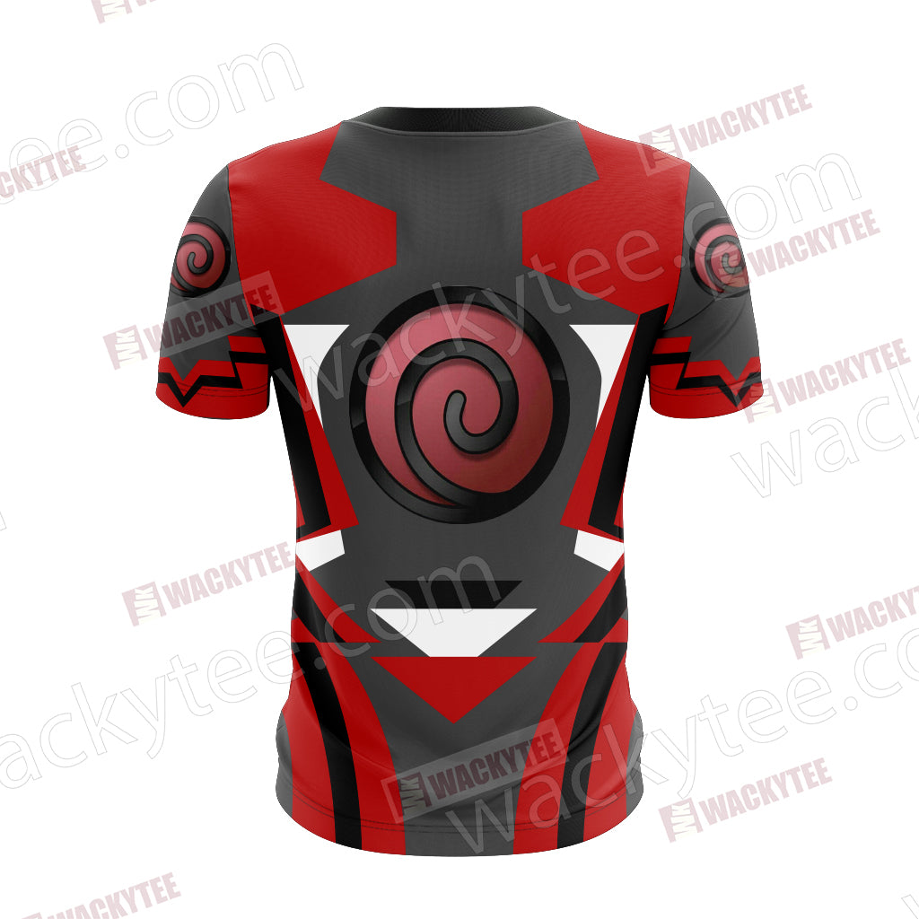Naruto Symbol New Look Unisex 3D T-shirt