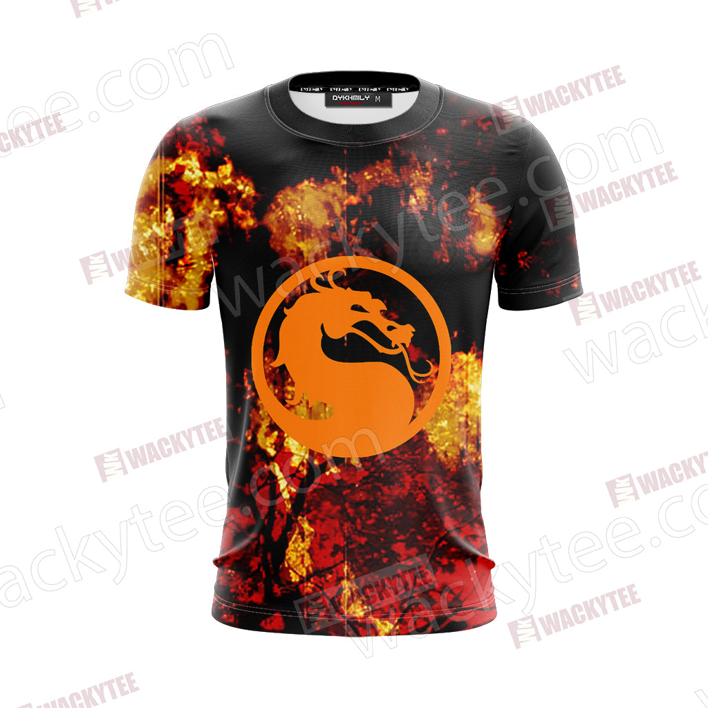 Mortal Kombat Scorpion New Version Unisex 3D T-shirt
