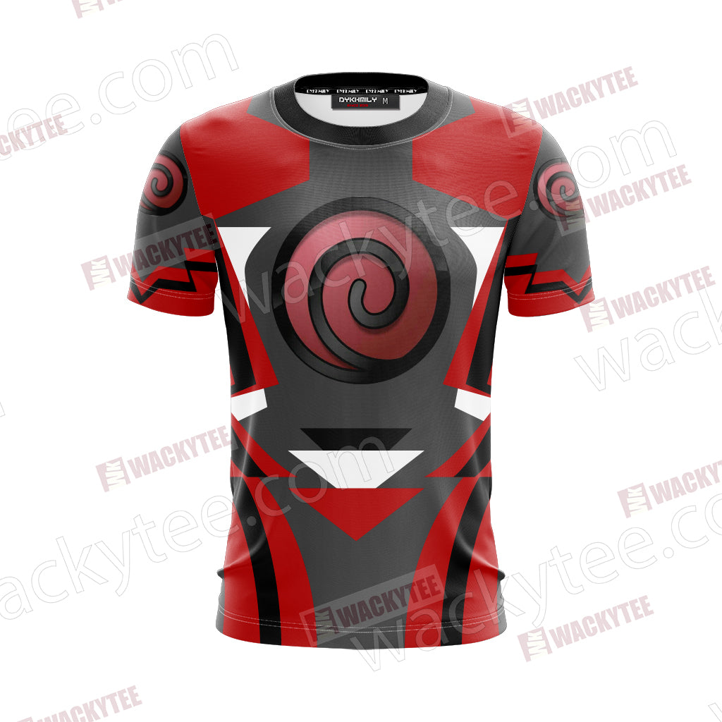 Naruto Symbol New Look Unisex 3D T-shirt
