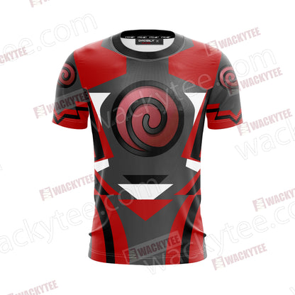 Naruto Symbol New Look Unisex 3D T-shirt