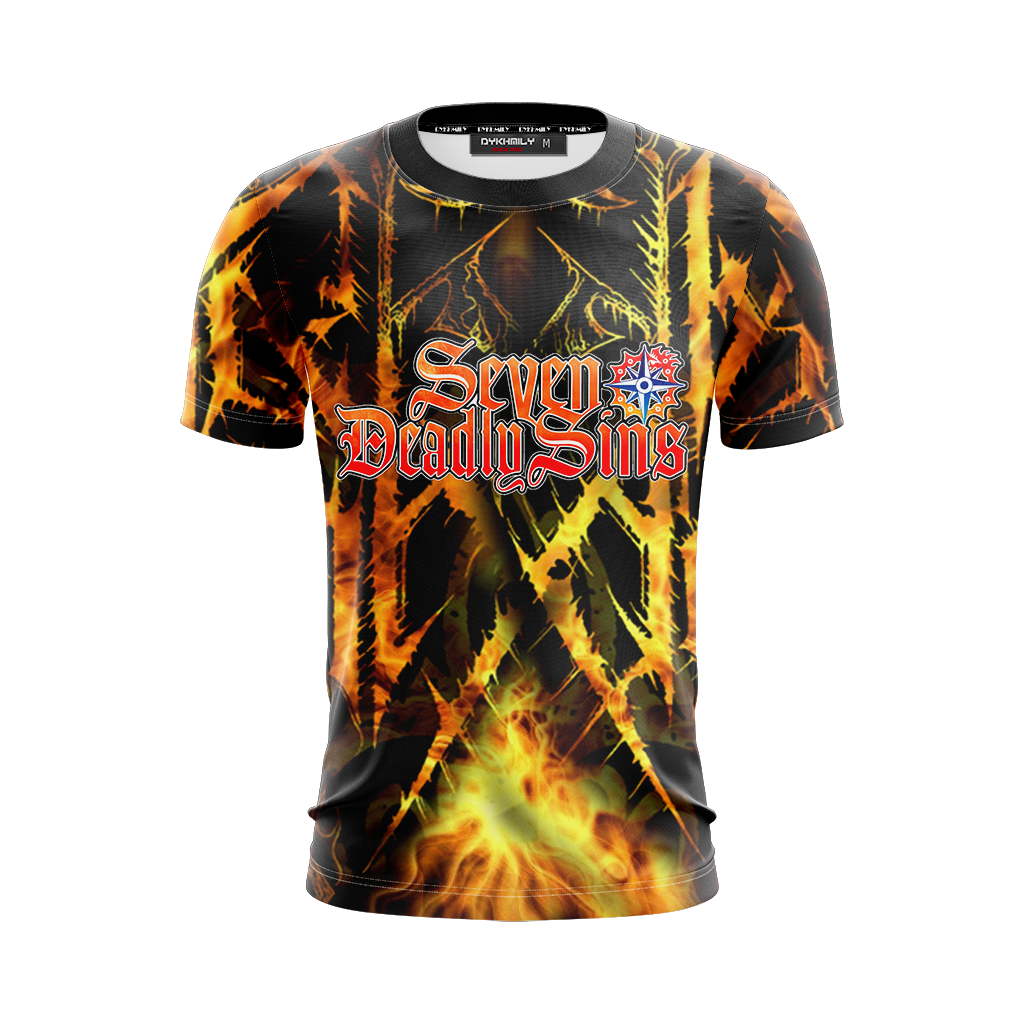 The Seven Deadly Sins New Version Unisex 3D T-shirt