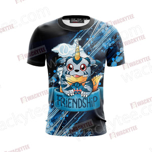 Digimon - The Crest Of Friendship Unisex 3D T-shirt