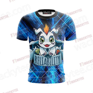 Digimon - The Crest Of Reliability Unisex 3D T-shirt