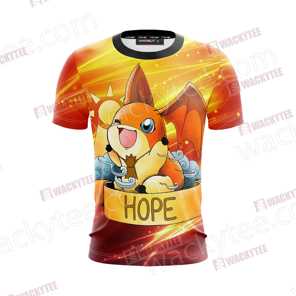 Digimon - The Crest Of Hope Unisex 3D T-shirt