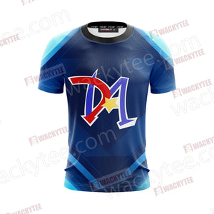 Yu Gi Oh! GX - Duel Academy Logo Unisex 3D T-shirt