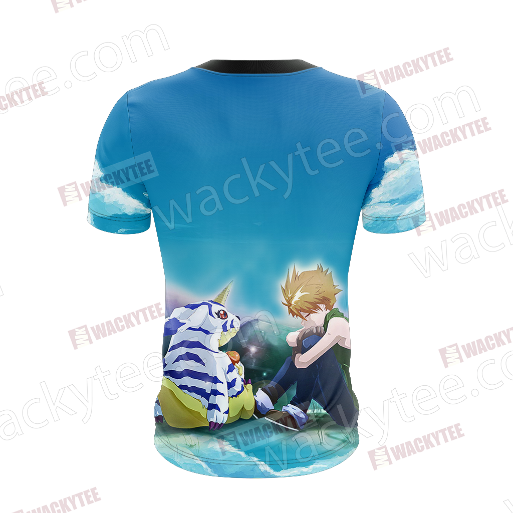 Digimon Matt And Gabumon Unisex 3D T-shirt