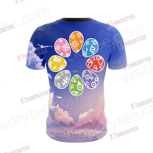 Digimon Eggs Unisex 3D T-shirt