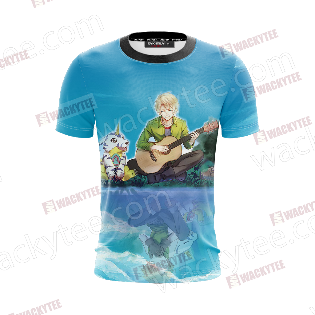 Digimon Matt And Gabumon Unisex 3D T-shirt