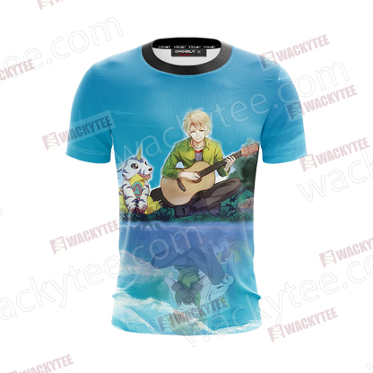 Digimon Matt And Gabumon Unisex 3D T-shirt
