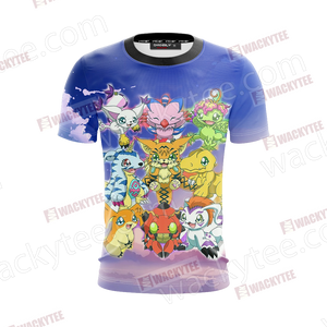 Digimon Eggs Unisex 3D T-shirt