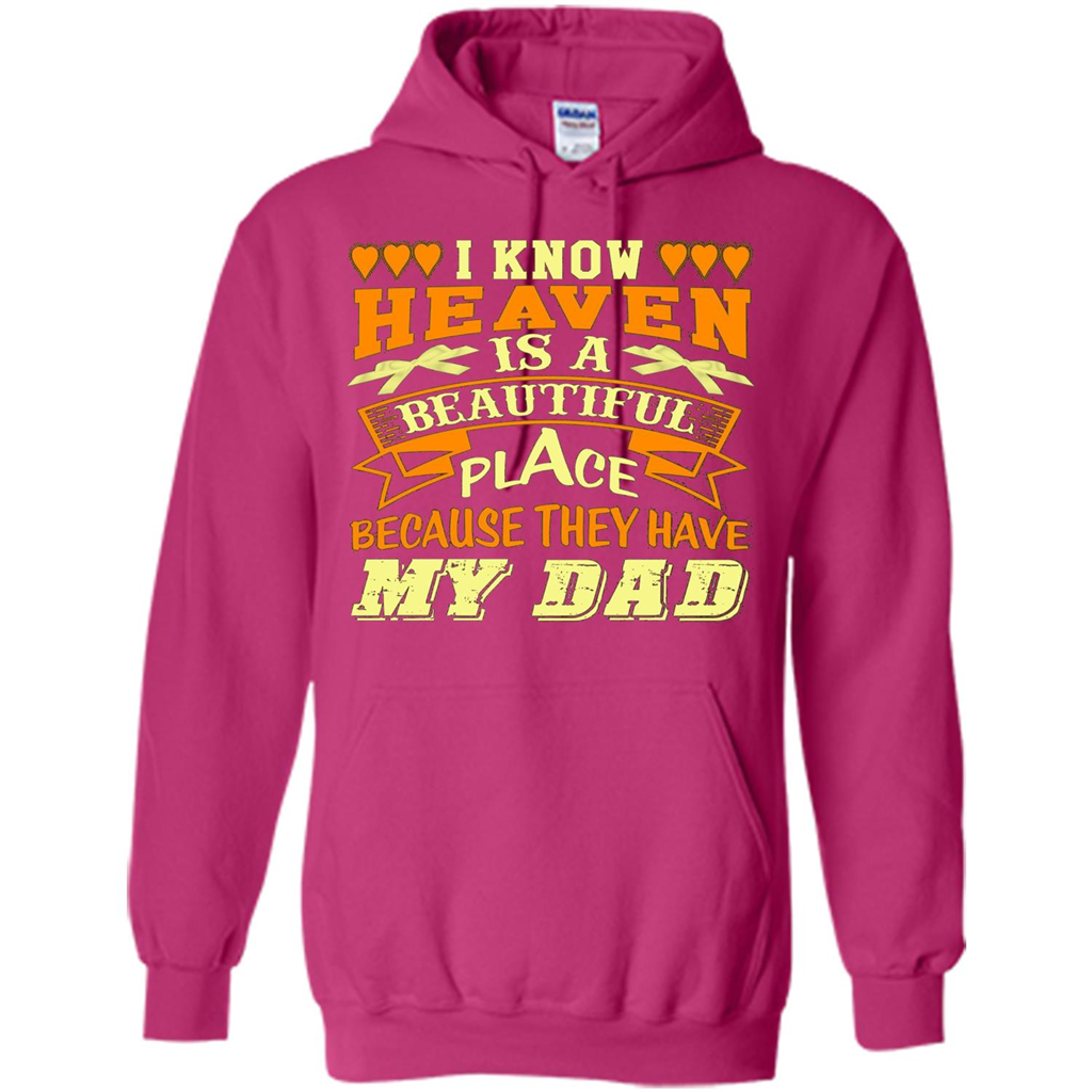 Dad in Heaven T-shirt They Have My Dad Heliconia