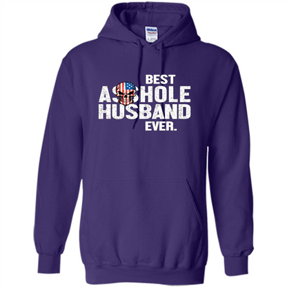 Best Asshole Husband Ever Funny T-shirt Purple
