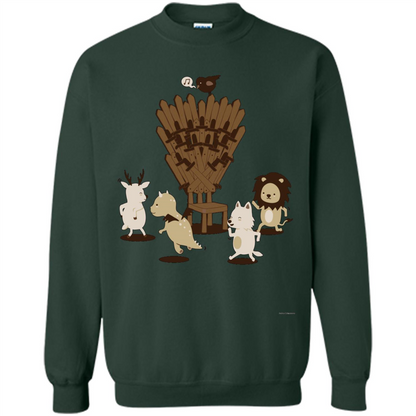Game Of Musical Thrones Characters T-shirt Forest Green