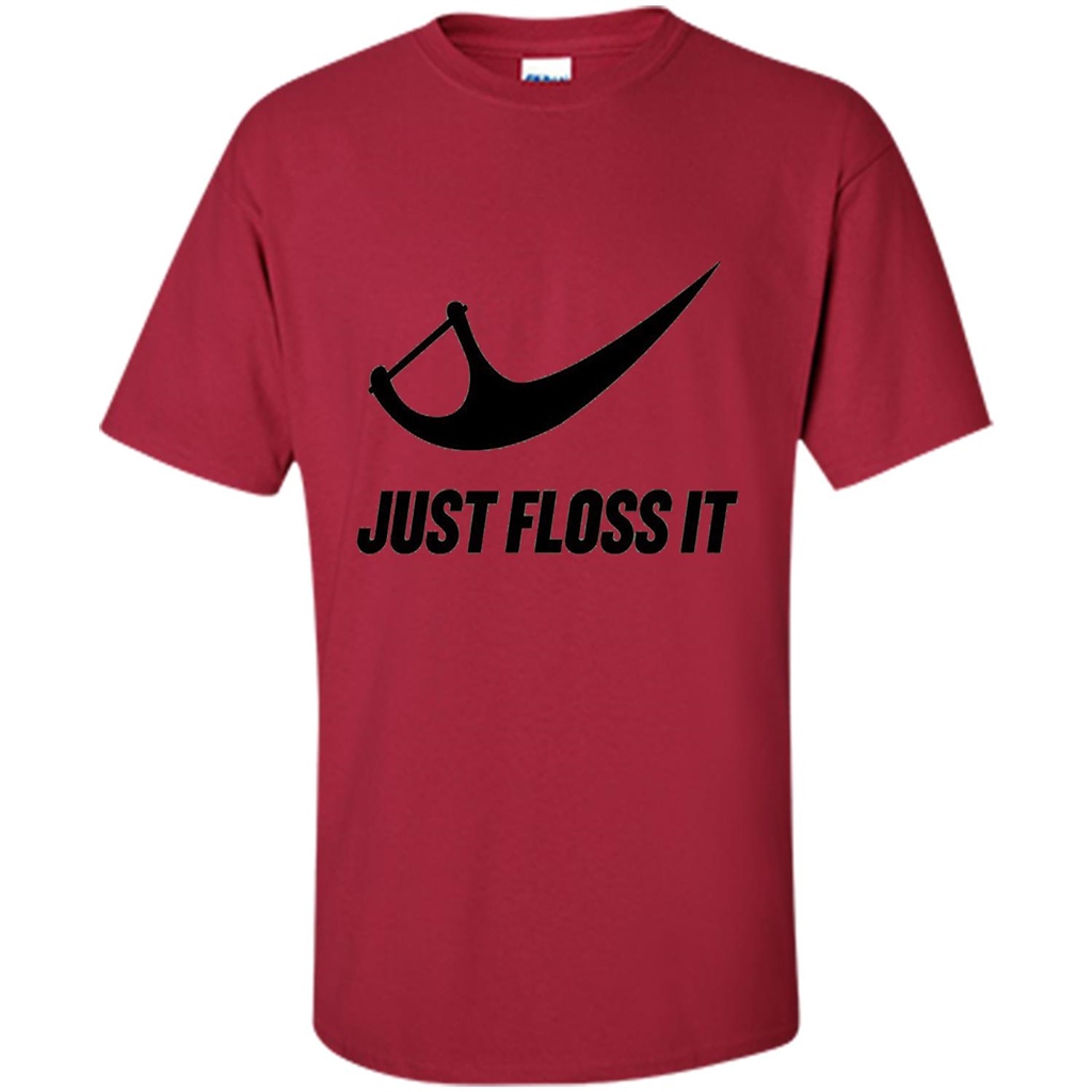 Just Floss It T-Shirt Cardinal
