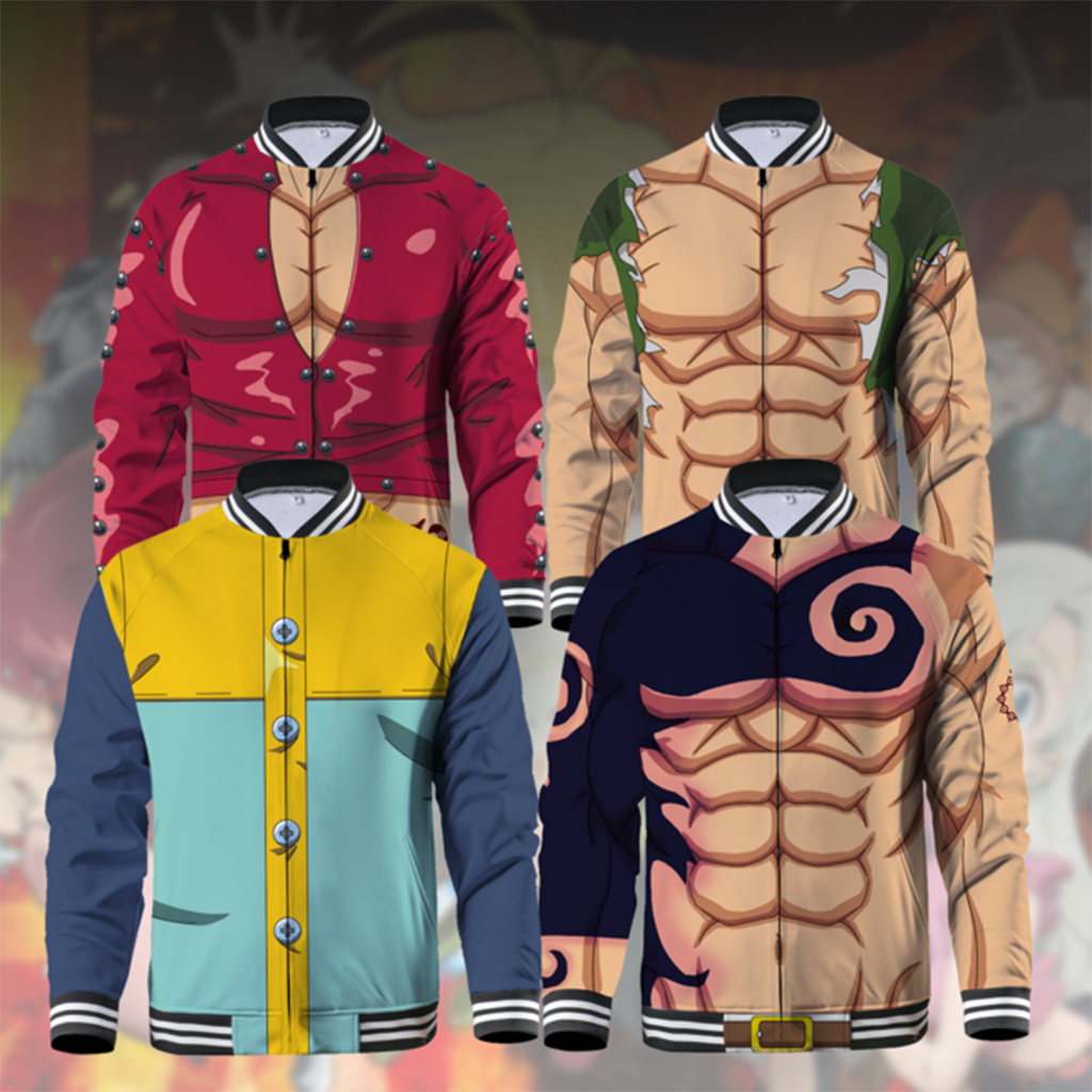 The Seven Deadly Sins Meliodas Assault Mode Cosplay Baseball Jacket