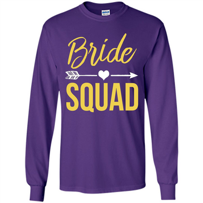 Bachelorette Party T-Shirts Bridesmaids Bride Squad T-Shirt Purple