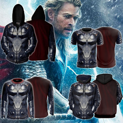Thor Cosplay 3D Long Sleeve Shirt