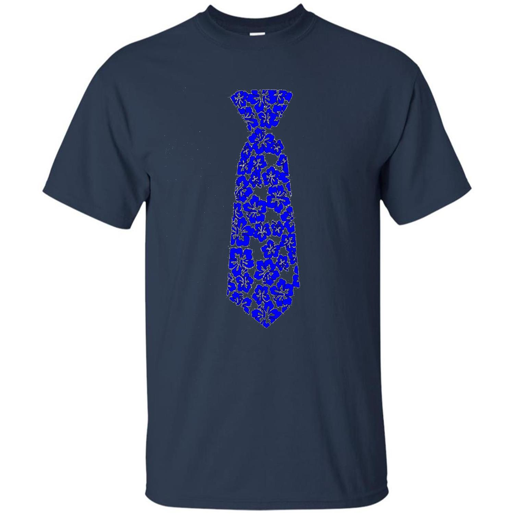 Hawaiian T-shirt Floral Tie