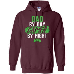 Fathers Day T-shirt Dad By Day Gamer By Night Video Game