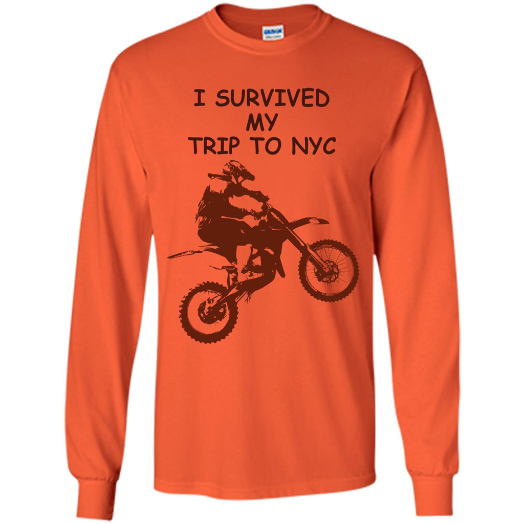 I Survived My Trip To NYC T-shirt Orange