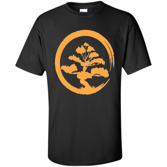 Bonsai Tree Japanese Zen Artist T-shirt Black