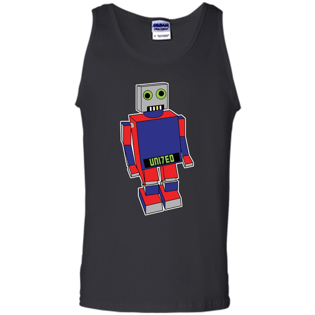 Robot T-shirt Gift for Kids Black