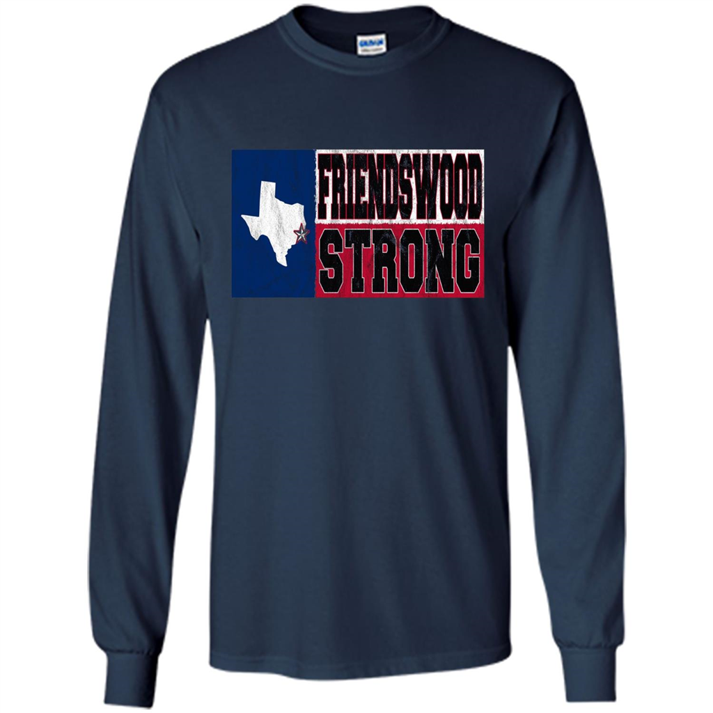 Friendswood Strong - Texas Flag - Friendswood Pride T-shirt Navy