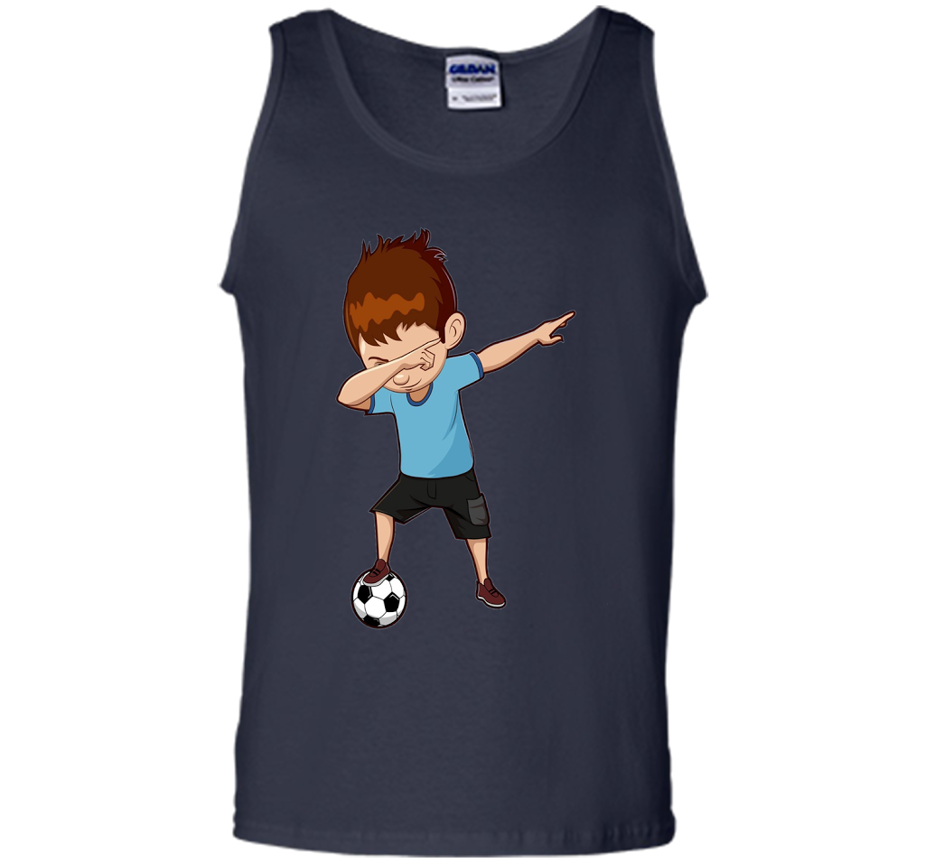 Soccer T-shirt Dabbing Boy Navy