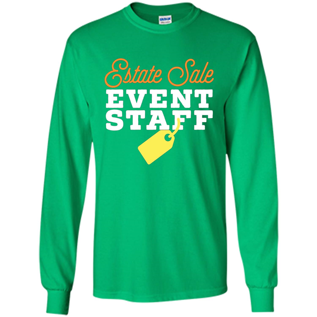 Estate Sale Event Staff T-shirt Irish Green