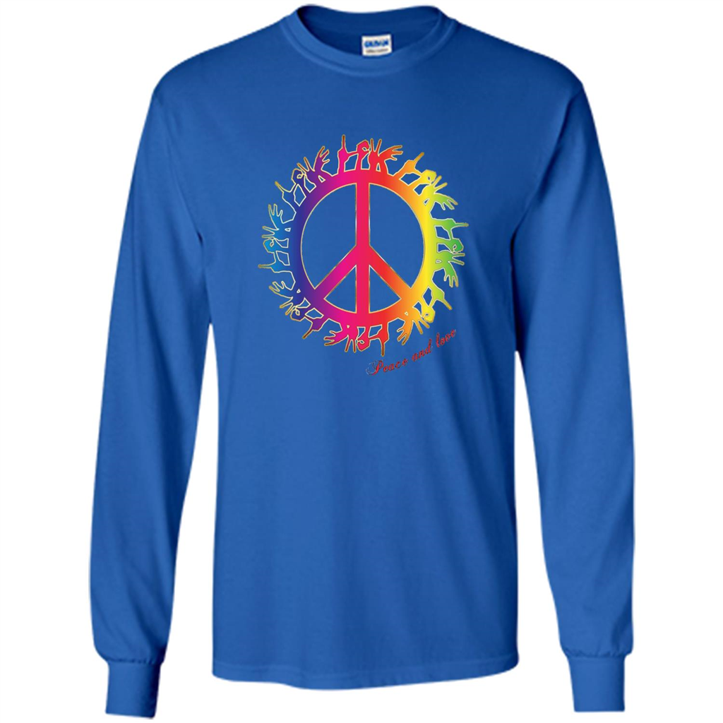 Peace and Love American Sign Language ASL T-shirt