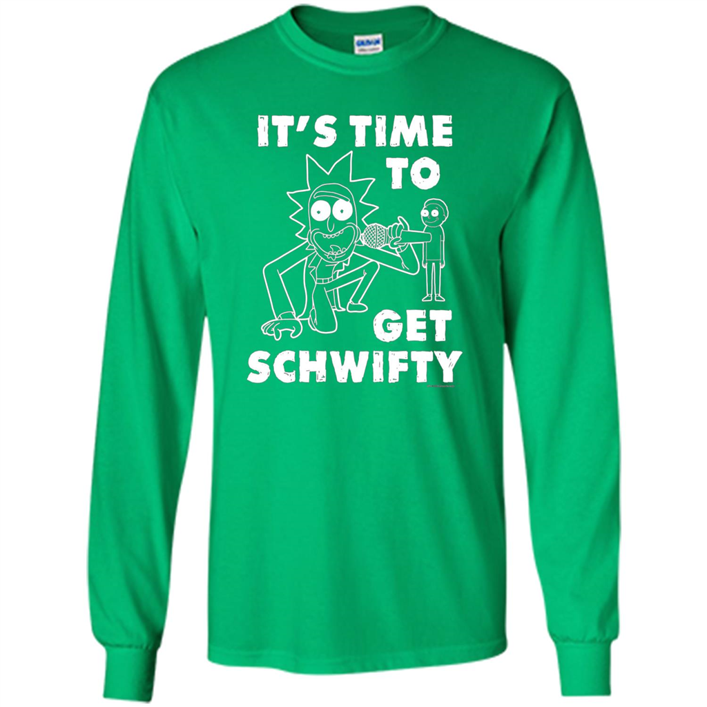 TV Series T-shirt It's Time To Get Schwifty T-shirt Irish Green