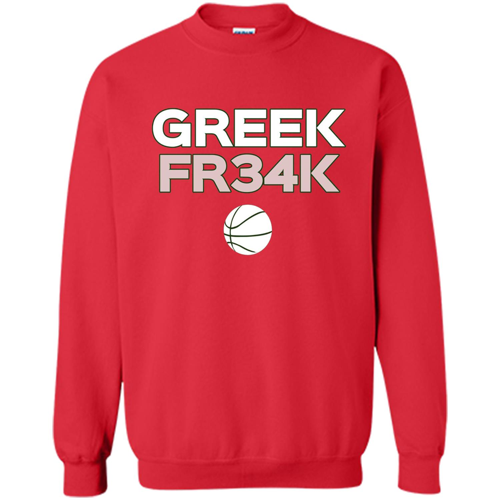 Greek Fr34K Basketball T-shirt Red