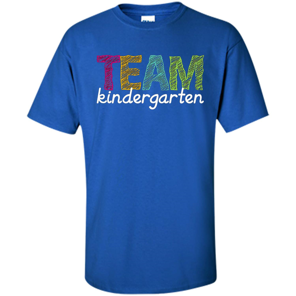 Team Kindergarten Grade Teacher T-Shirt Royal