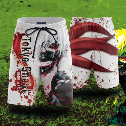 Kaneki Ken Dark War Tokyo Ghoul Beach Short