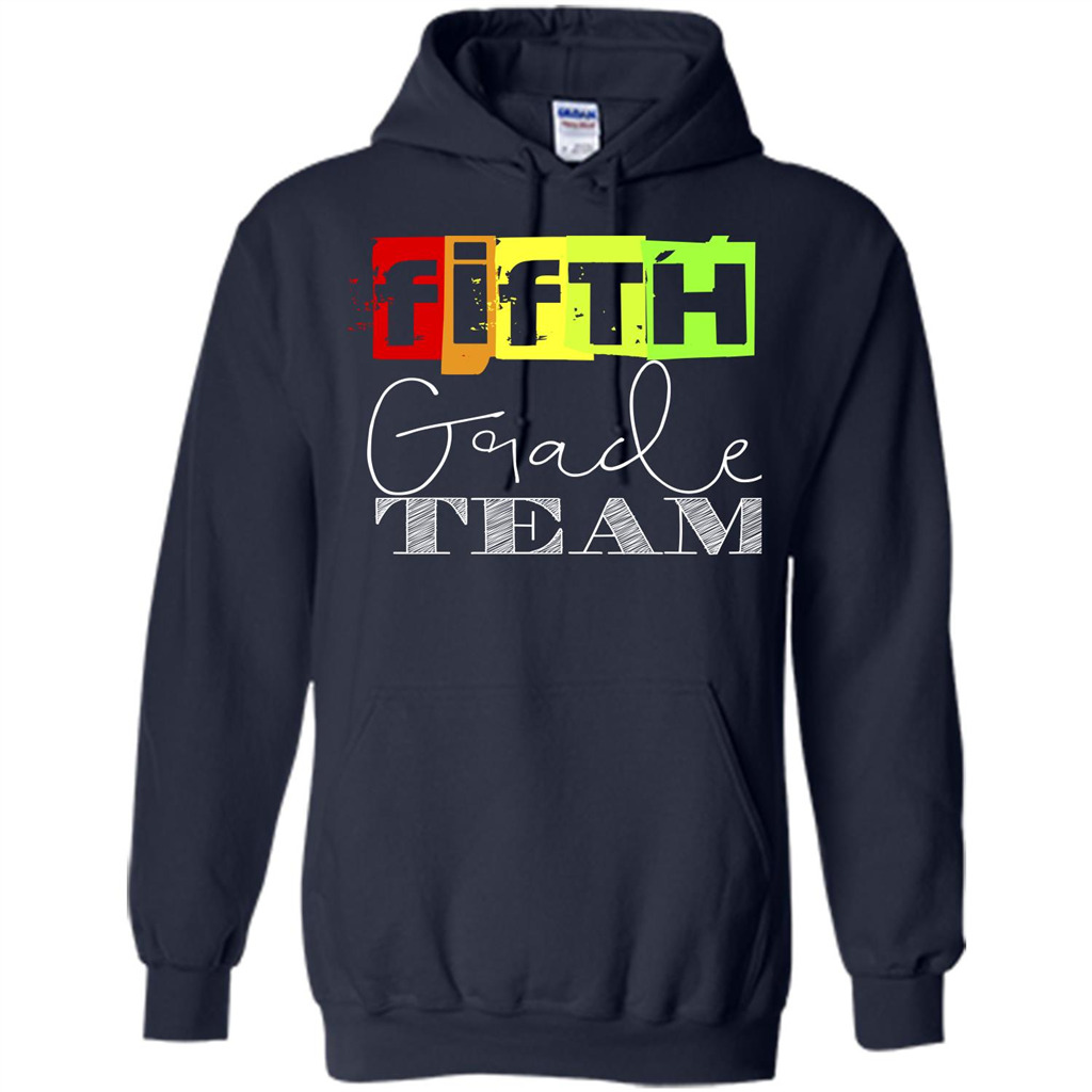 Fifth Grade Team T-shirt School Day T-shirt Navy
