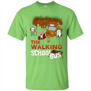 Halloween T-shirt The Walking School Bus T-shirt