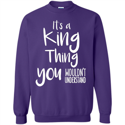 It's A King Thing You Wouldn't Understand T-shirt Orange