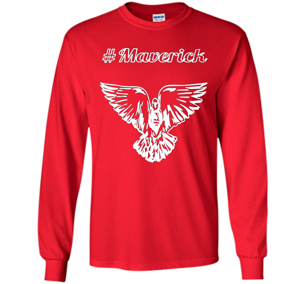 Vibrant T-Shirt Be A Maverick T-shirt Red