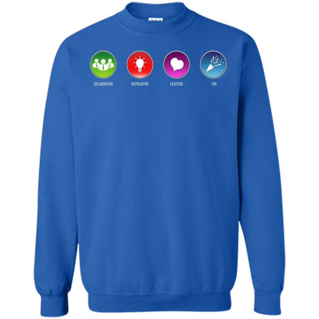 Values Icons T-shirt Royal