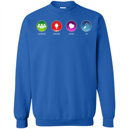 Values Icons T-shirt Royal