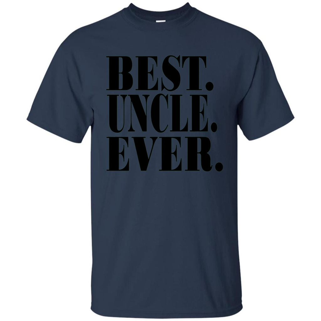 Best Uncle Ever T-shirt Navy