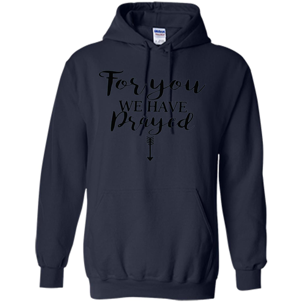 Pregnancy Announcement T-shirt Mother's Day For You We Have Prayed Navy