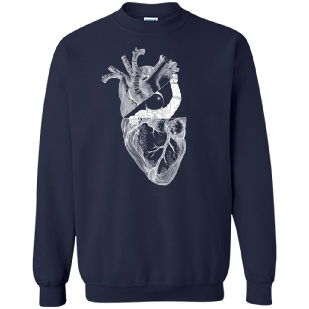 My Space T-shirt Heart T-shirt Navy