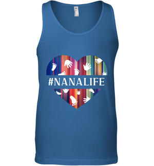 Hash Tag Nana Life Grandmom ShirtCanvas Unisex Ringspun Tank