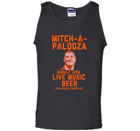 Mitch A Palooza Blue And Orange Party T-shirt Black