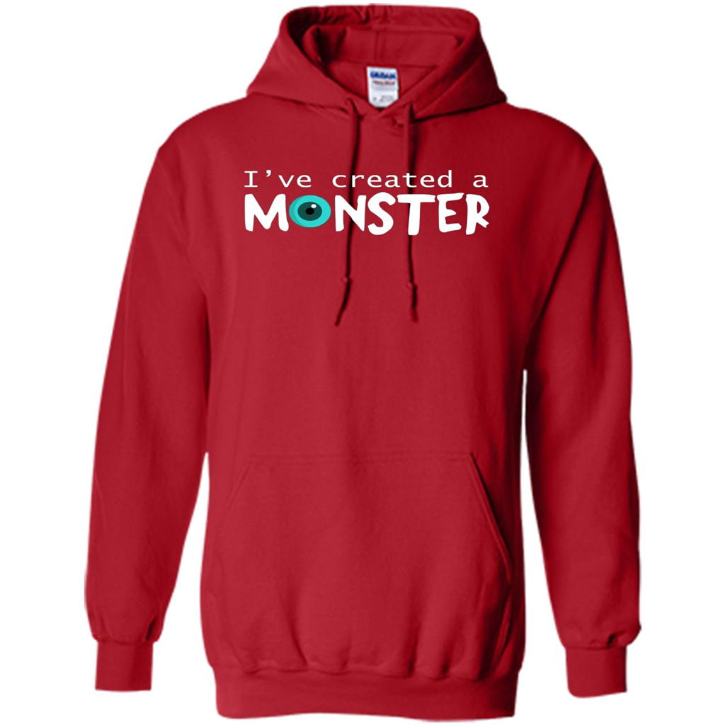 Daddy Son Matching T-shirt I Created A Monster Red